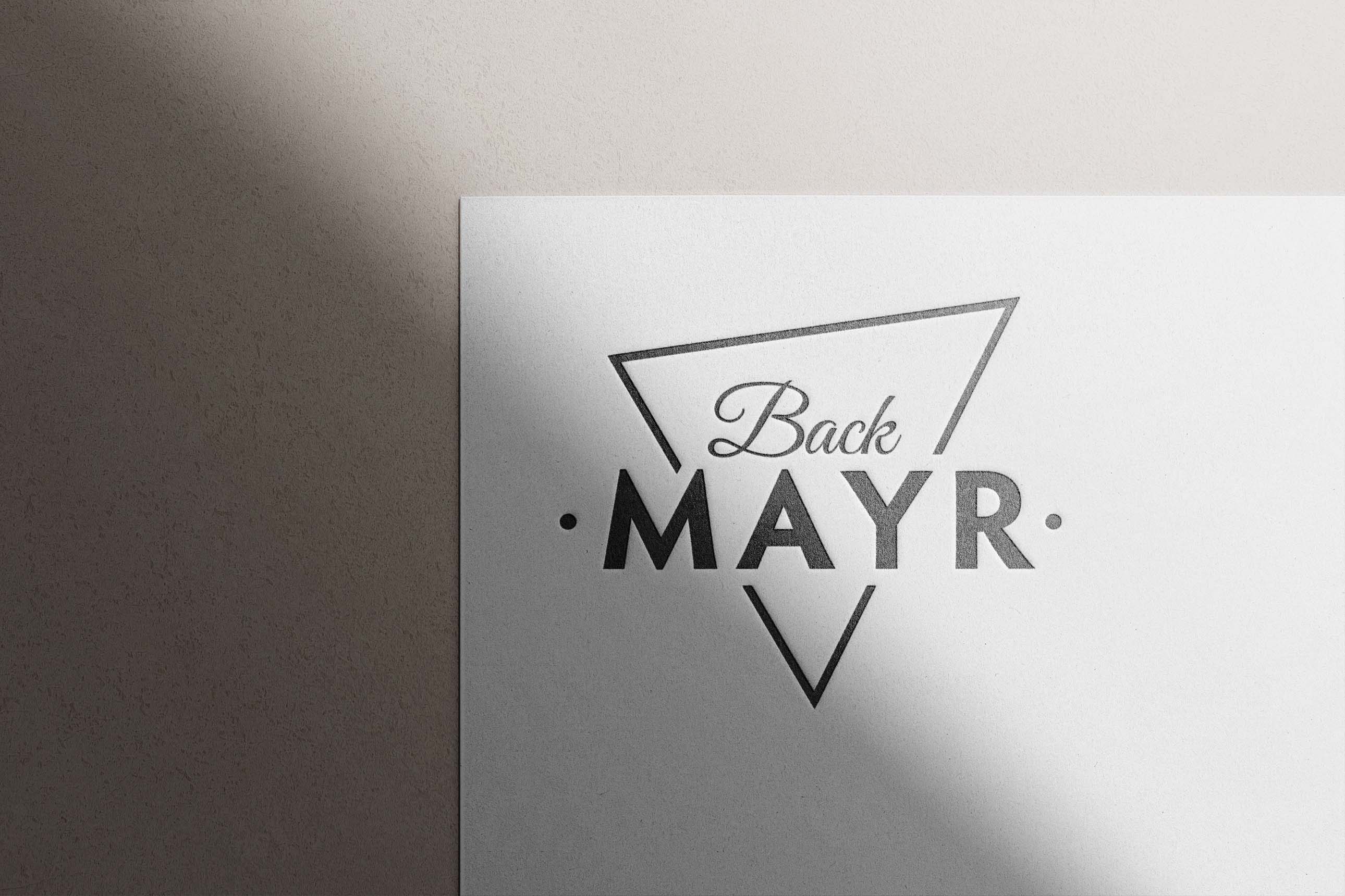 Logodesign und Logoüberarbeitung für Back Mayr Mindelheim