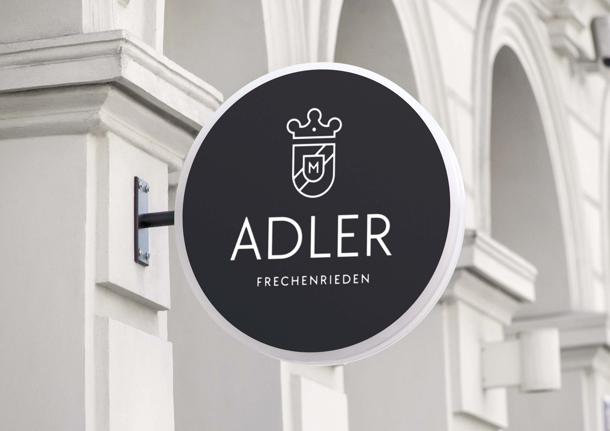 Logodesign für Gasthof Adler aus Frechenrieden im Allgäu Logodesign für Gasthof Adler aus Frechenrieden im Allgäu