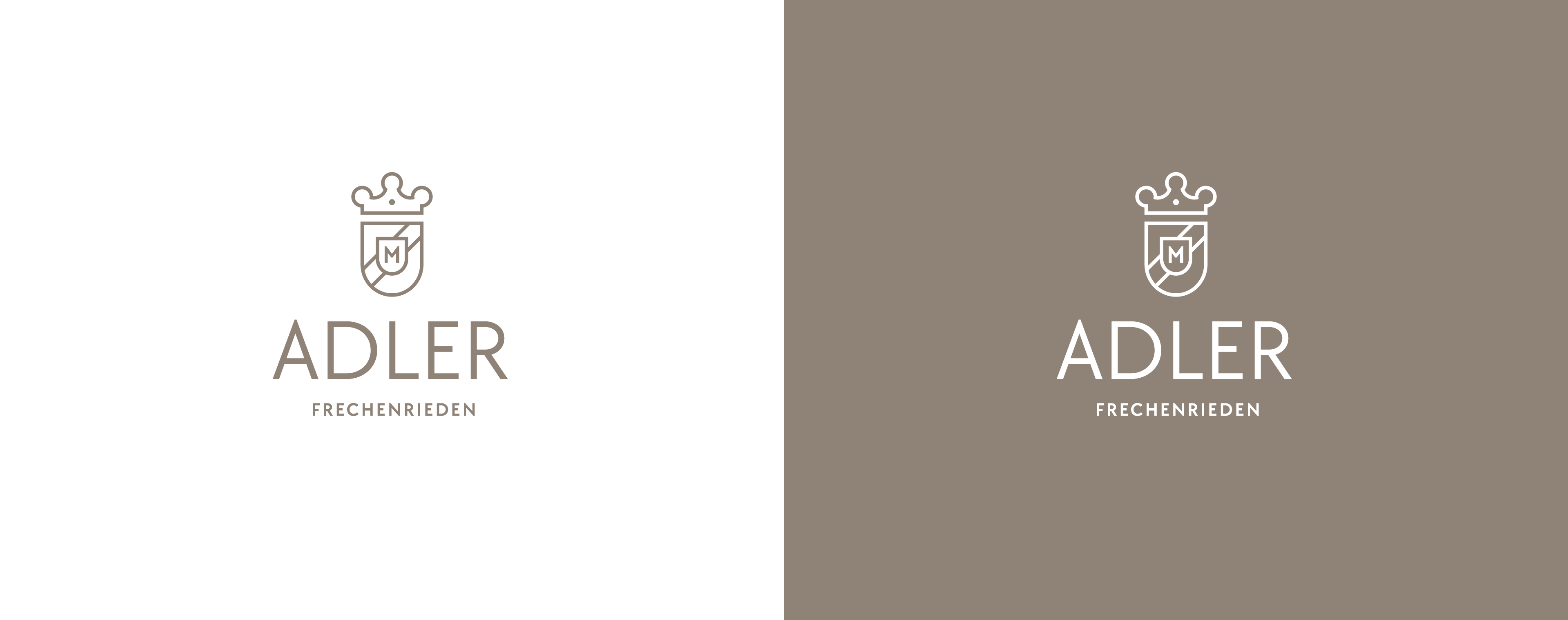 Logoentwicklung und Design eines Wappens für den Landgasthof Adler Logoentwicklung und Design eines Wappens für den Landgasthof Adler