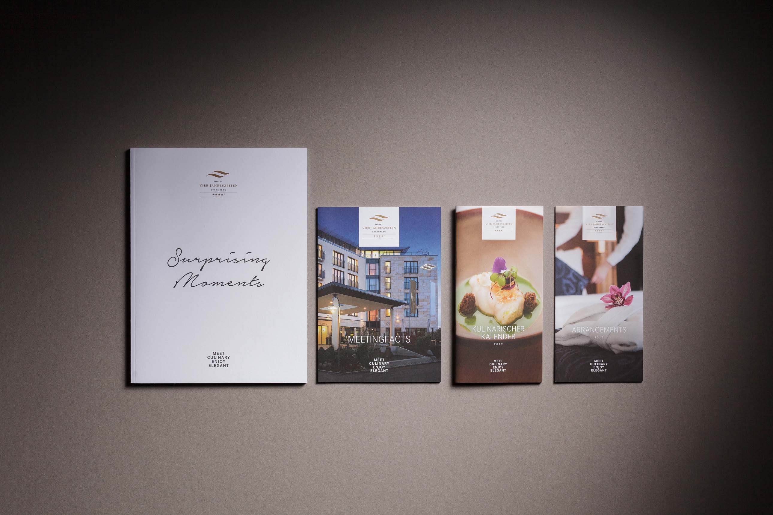 Printdesign wie Flyer und Kataloge für Hotels