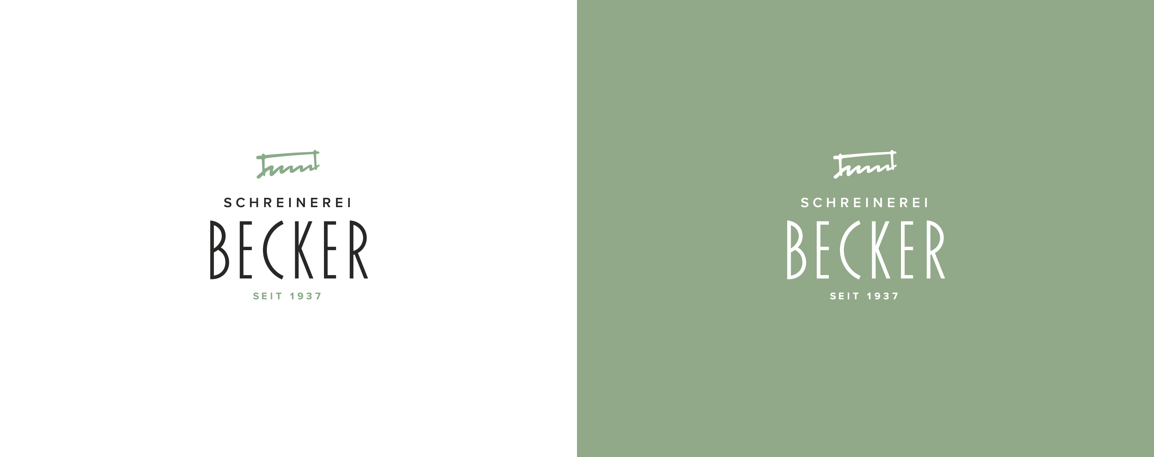Logodesign mit Signet-Relaunch der Schreinerei Becker Rammingen Logodesign mit Signet-Relaunch der Schreinerei Becker Rammingen